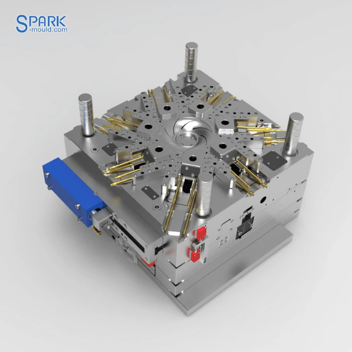 Blower Plastic Radial Tip Fan Wheel Injection mold 1