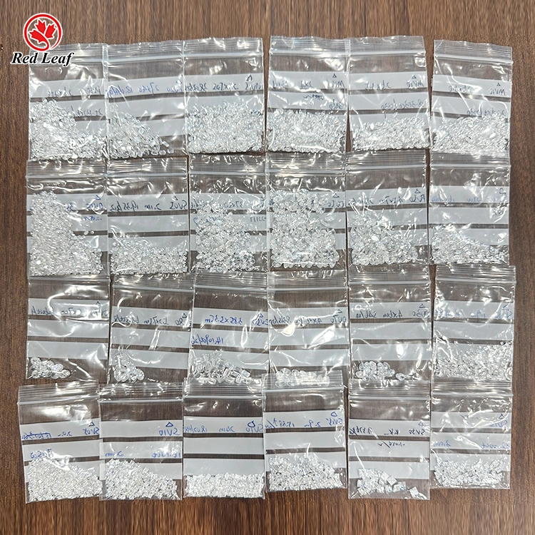 Redleaf Excellente qualité 0,8 mm à 4,9 mm en mêlée HPHT Laborat diamant def Diamant Def Prix par voiture 1
