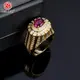 Moissanite Jewelry Manufacturer Oval Gemstone Ring Wholesale - Redleaf 8