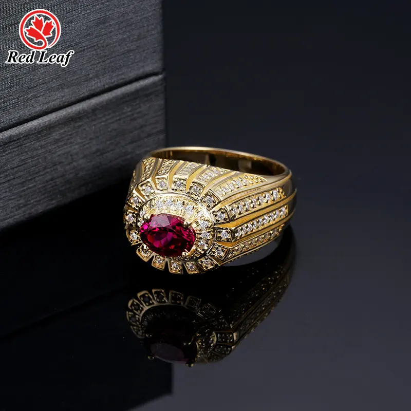 Moissanite Jewelry Manufacturer Oval Gemstone Ring Wholesale - Redleaf 7