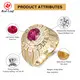 Moissanite Jewelry Manufacturer Oval Gemstone Ring Wholesale - Redleaf 5