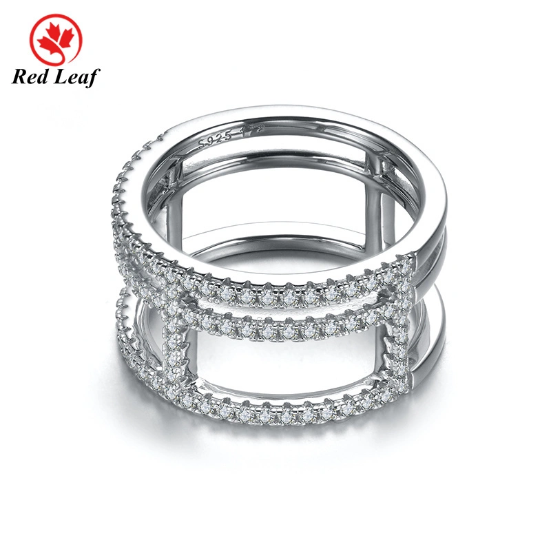 Redleaf 14K White Gold D VVS Lab Grown Diamond Wedding Ring for Men Hip Hop Style Lab Diamond Custom Jewelry 1