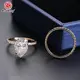 Lab Created Gemstone Rings VS2 Pear Gemstone Ring Wholesale - Redleaf 2