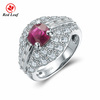 Anneaux de diamant fabriqués en usine rouge 1