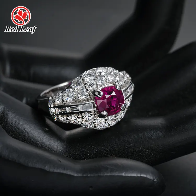 Custom Lab Created Diamond Rings Cushion Lab Grown Diamond Ring Wholesale - Redleaf 7