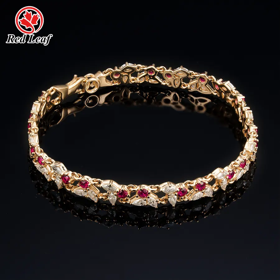 Lab Created Gemstone Jewelry Gemstone Bracelet Wholesale - Redleaf 5
