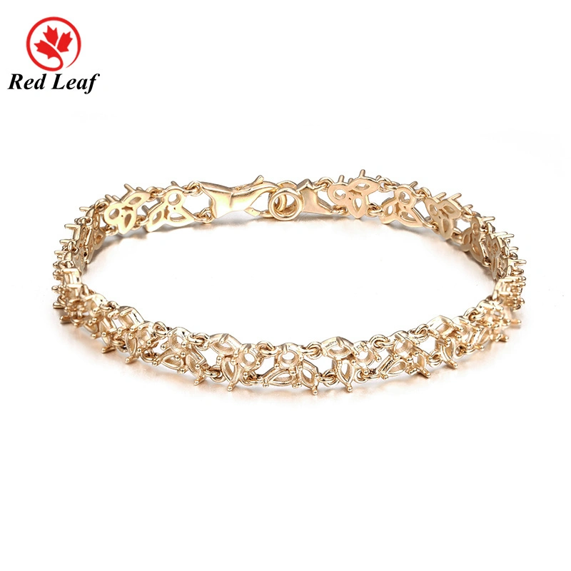 IGI Certified 18K Yellow Gold Lab Diamond Bracelets Lab Grown Diamond Jewelry Manufacturers-Redleaf 1