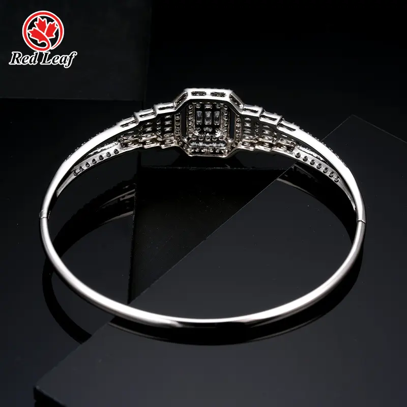 Lab Grown Diamond Tennis Bracelet Yellow Gold 10K Lab Grown Diamond Bracelet Wholesale - Redleaf 7