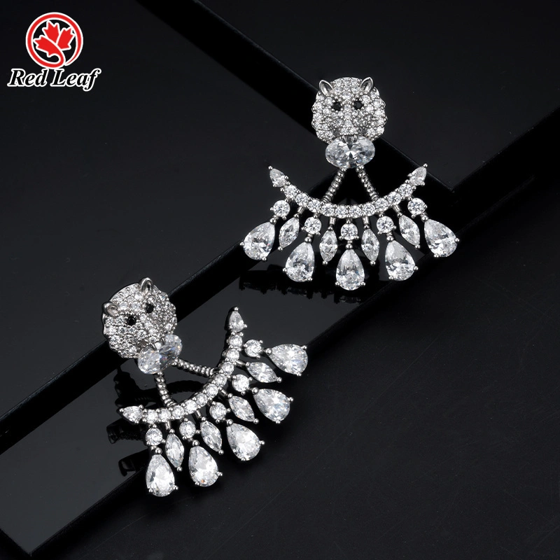 10K 14K 18K White Gold Pear Cut Marquise Cut Round Cut Lab Grown Diamond Stud Earrings Custom Lab Made Jewelry -Redleaf 1