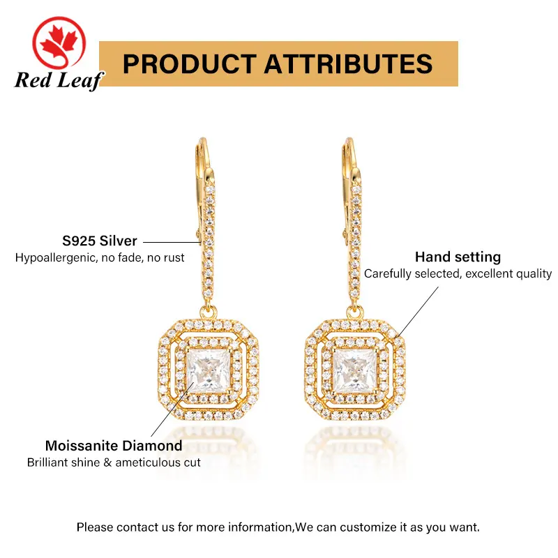 Redleaf Lab Grown Gemstone Earrings Price List 8