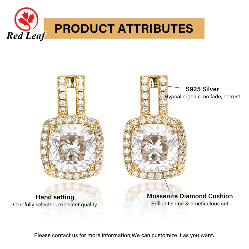 Lab Created Gemstone Jewelry 1.5CT Jewelry Wholesale - Redleaf 7