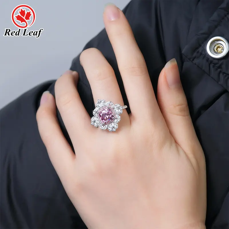Lab Grown Gemstone Rings 3CT by Redleaf 7