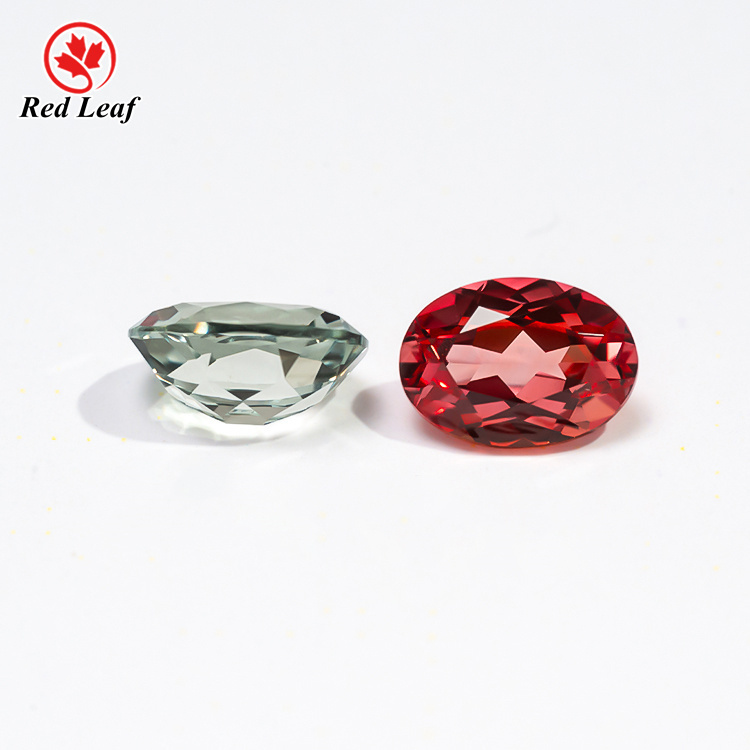 Redleaf Popular 6x8mm Oval Cut Lab Grown Sapphire Colorful Lab Created Loose Sapphire 7