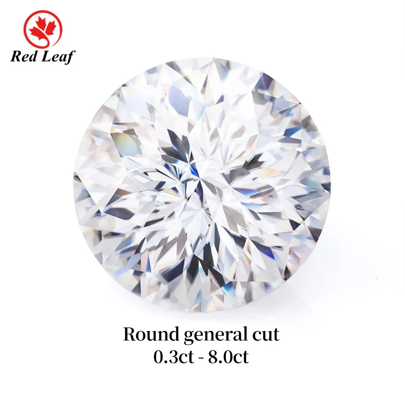 Redleaf D VVS1 Round Brilliant Cut Moissanite GRA Certified Loose Lab Grown Diamonds Wholesale 1