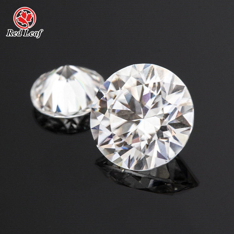 Redleaf GRA certifié D-VVS Moisanite Diamond Round Cut 1