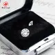 Round Cut Moissanite by Redleaf 4