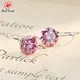 Lab Grown Gemstone Jewelry PT950 Gemstone Earrings Wholesale - Redleaf 5