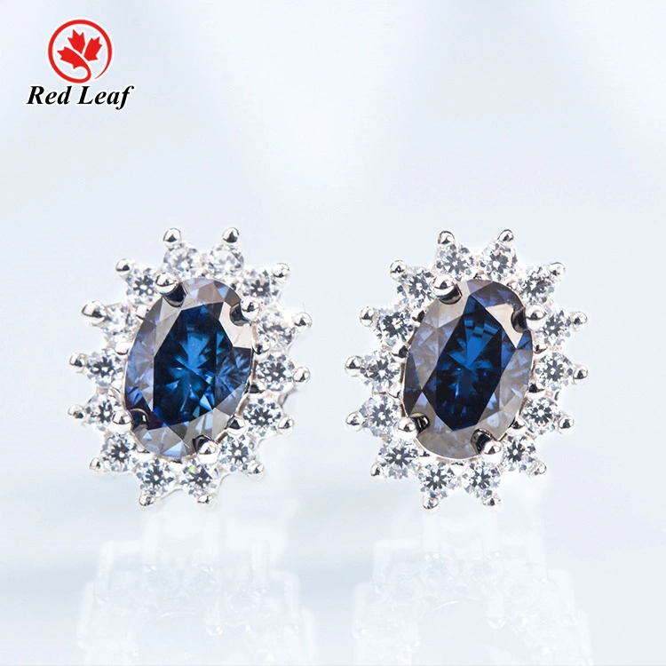 Boucles d'oreilles de forme de fleur multi-couleurs rouges nouvelles boucles d'oreilles en argent sterling en argent sterling 1