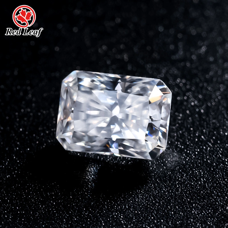 Wholesale Radiant Cut DEF Color VVS GRA Certified Moissanite Synthetic Diamond Manufacturers -Redleaf 1
