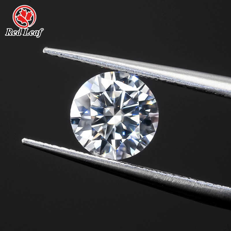 Redleaf Moissanite  D VVS1 Round Brilliant Cut GRA Certificate 1