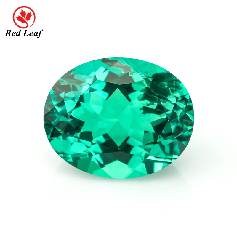 Redleaf Hot Sale Gems Oval Shape Lab Grown Emerald 1
