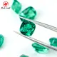 Lab Created Emerald with Inclusions Square Princess Cut Lab Grown Sapphire Wholesale - Redleaf 3