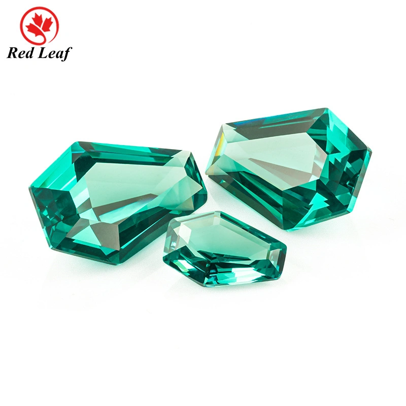 Redleaf besonders hydrothermales kolumbianisches GRC -Labor, das Emerald angewachsen ist 1