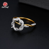 RLR-13 18K Glod Classic Geometric Style Engagement Wedding Party Gift 1