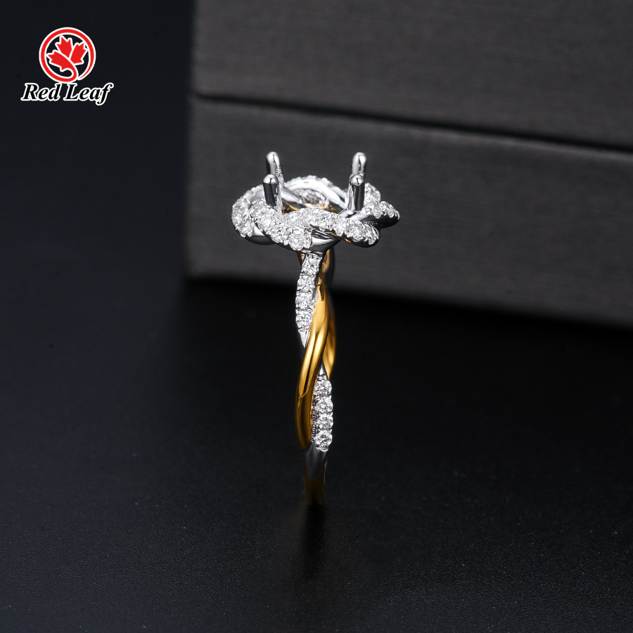 RLR-13 18K Glod Classic Geometric Style Engagement Wedding Party Gift 3