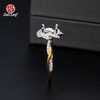 RLR-13 18K Glod Classic Geometric Style Engagement Wedding Party Gift 3