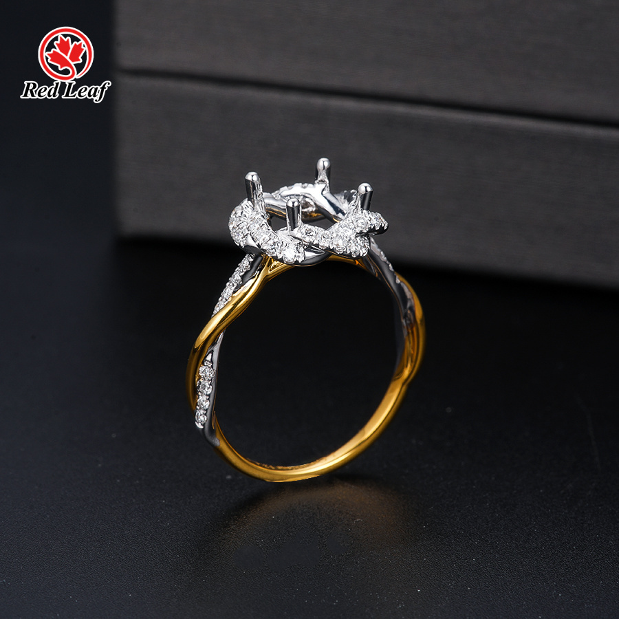 RLR-13 18K Glod Classic Geometric Style Engagement Wedding Party Gift 4