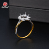 RLR-13 18K Glod Classic Geometric Style Engagement Wedding Party Gift 4