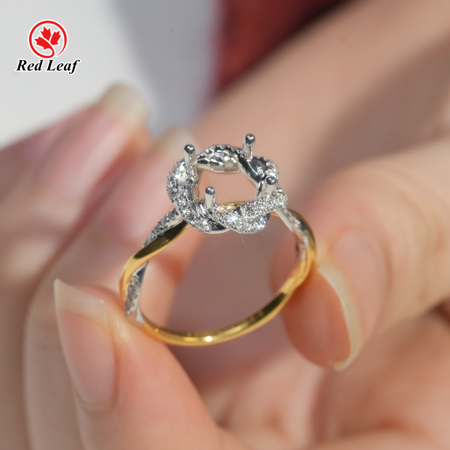 RLR-13 18K Glod Classic Geometric Style Engagement Wedding Party Gift 7