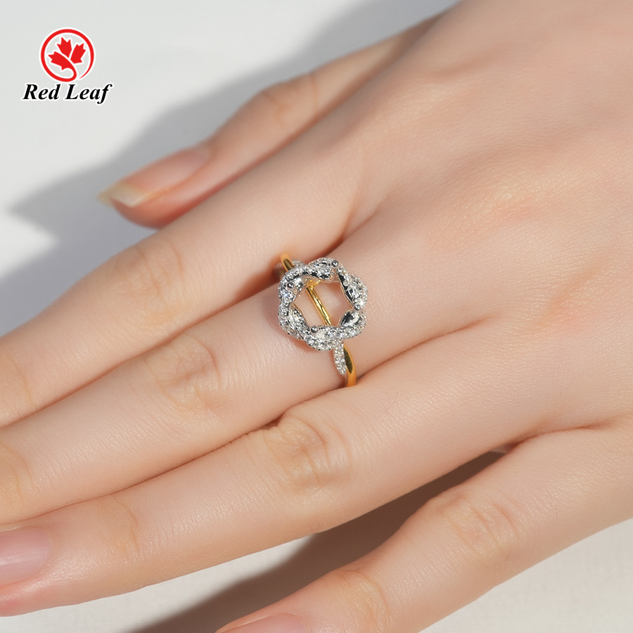 RLR-13 18K Glod Classic Geometric Style Engagement Wedding Party Gift 6