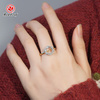 RLR-13 18K Glod Classic Geometric Style Engagement Wedding Party Gift 5
