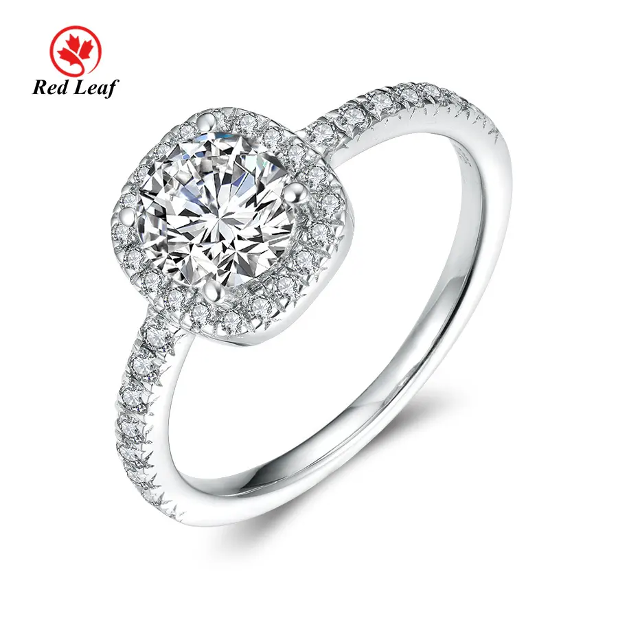 Lab Grown Oval Engagement Rings VS1 - - Redleaf 4