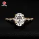Lab Grown Gemstone Engagement Rings Round Oval Gemstone Ring Wholesale - Redleaf 2