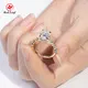 Lab Grown Gemstone Engagement Rings Round Oval Gemstone Ring Wholesale - Redleaf 5