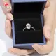 Lab Grown Gemstone Engagement Rings Round Oval Gemstone Ring Wholesale - Redleaf 6