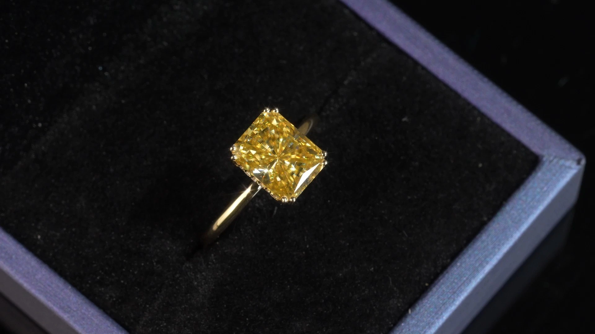 Redleaf 18K Gold Gold Classic Moissanite Ring de bodas para mujeres Joyas de diamantes al por mayor de laboratorio 1