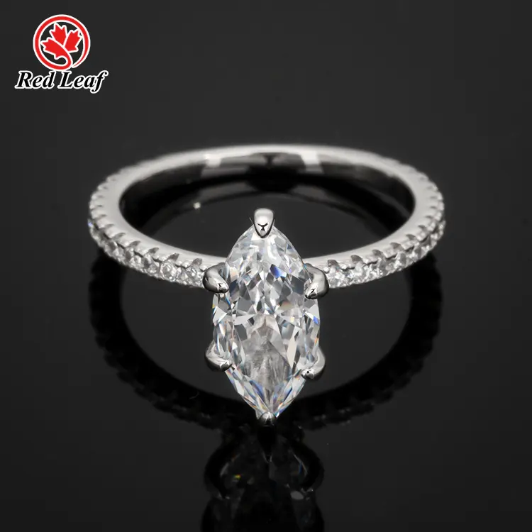 Lab Created Emerald Cut Diamond Ring 2.5CT Wholesale - Redleaf 2
