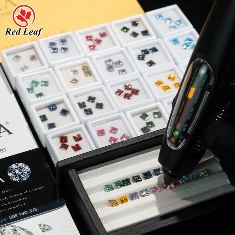 Moissanite Diamonds Wholesale 10K - - Redleaf 7