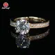 Lab Created Emerald Cut Diamond Ring Emerald Gemstone Ring Wholesale - Redleaf 7