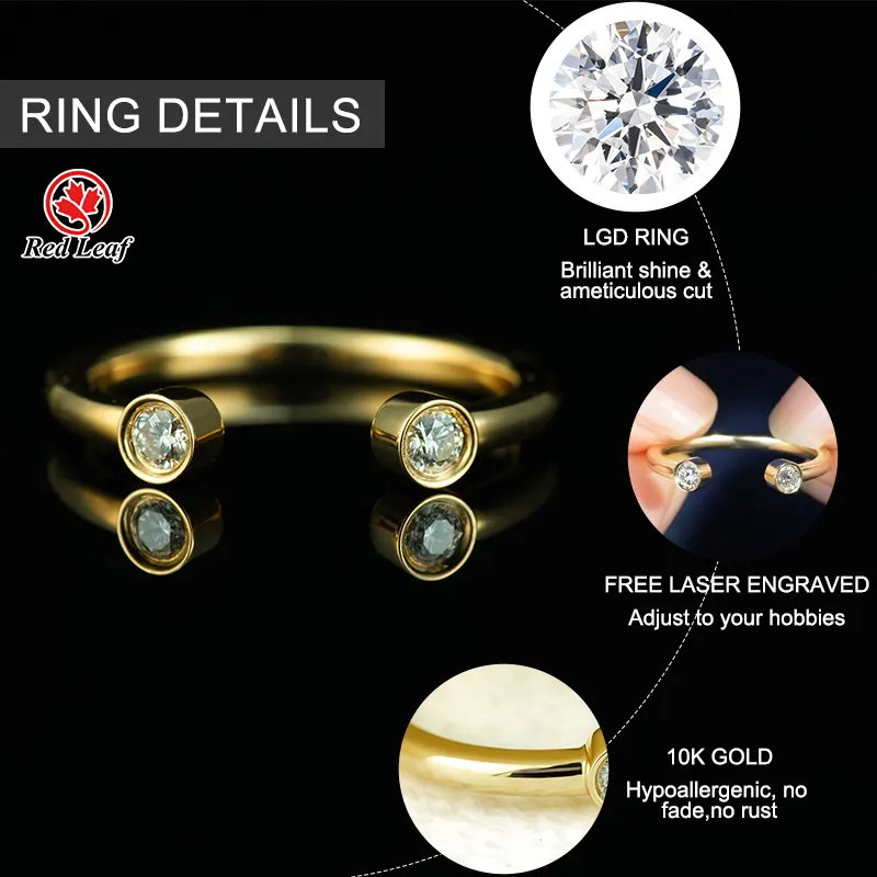 Best Lab Created Diamond Rings by Redleaf 4