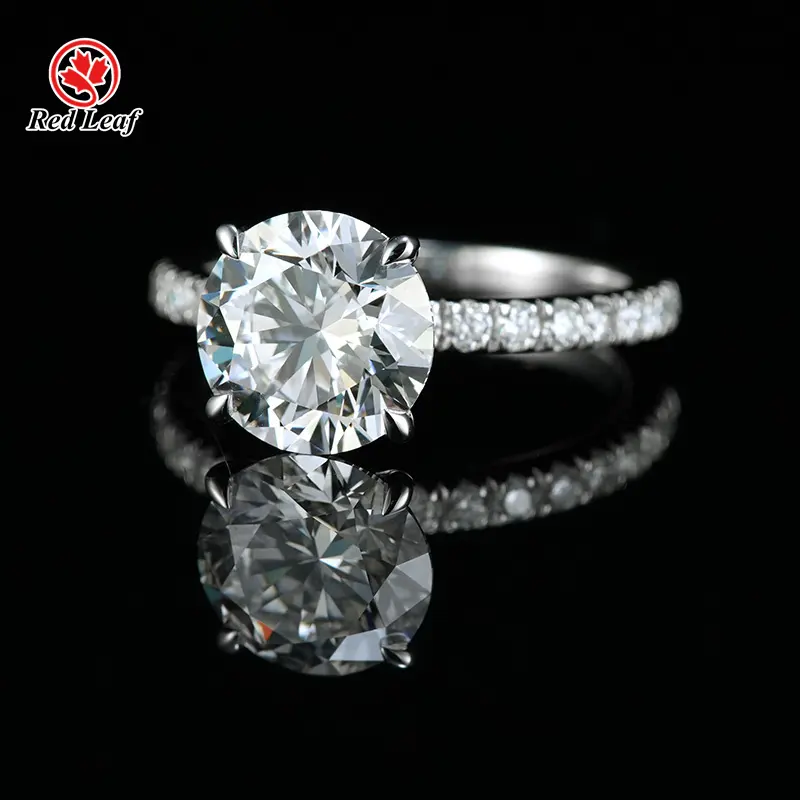 2 Carat Lab Grown Engagement Ring 2.5CT Wholesale - Redleaf 6