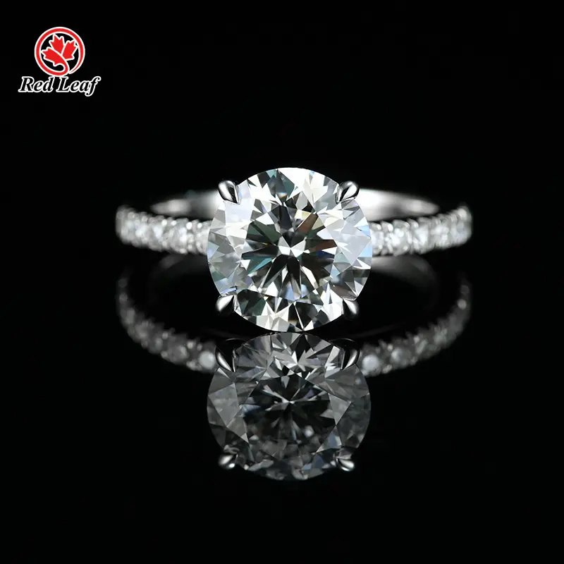 2 Carat Lab Grown Engagement Ring 2.5CT Wholesale - Redleaf 2
