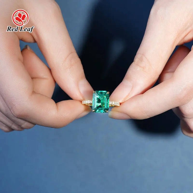 Moissanite Jewelry Manufacturer PT950 Wholesale - Redleaf 5