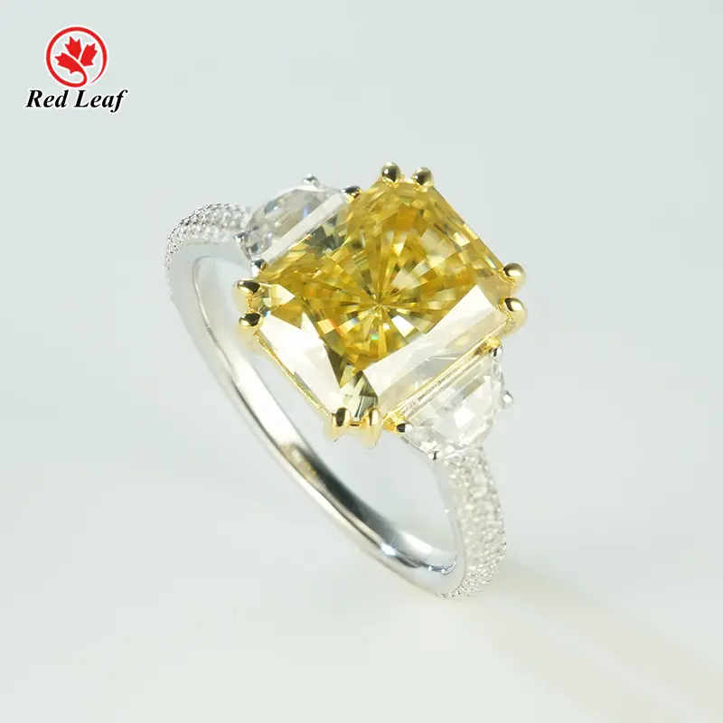 Lab Grown Gemstone Engagement Rings VVS1 Wholesale - Redleaf 3