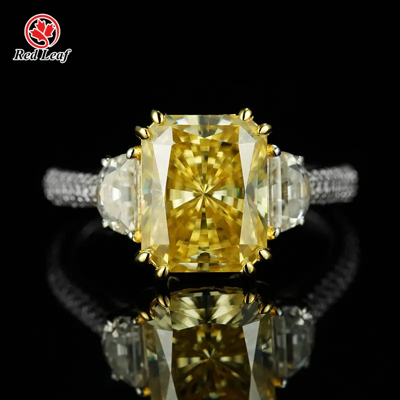 Lab Grown Gemstone Engagement Rings VVS1 Wholesale - Redleaf 4