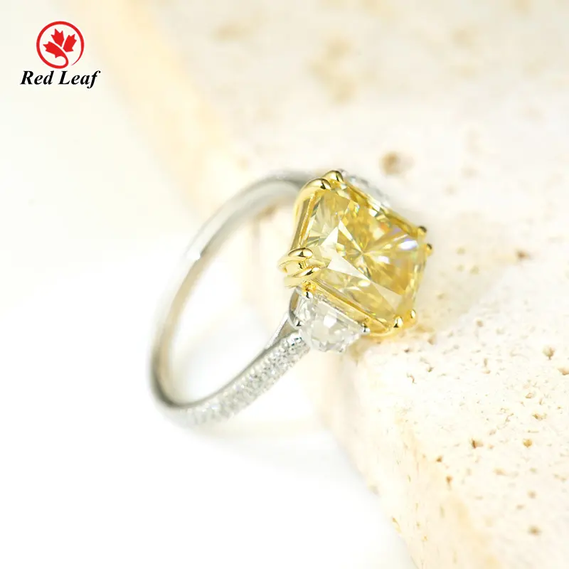 Lab Grown Gemstone Engagement Rings VVS1 Wholesale - Redleaf 7
